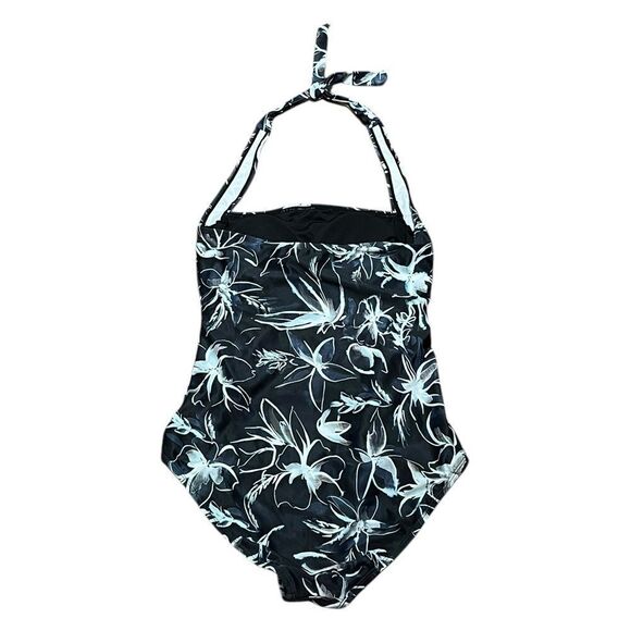 Smismivo Floral Halter One-Piece Swimsuit, Size M, NWT - Picture 3 of 6
